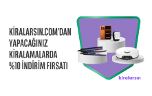 Kiralarsın'da %10 İndirim Ayrıcalığı